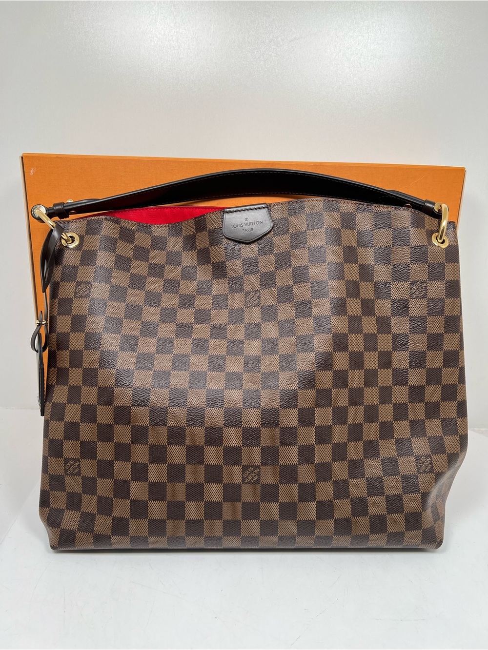 Louis Vuitton Damier Ebene Graceful MM Shoulder Bag